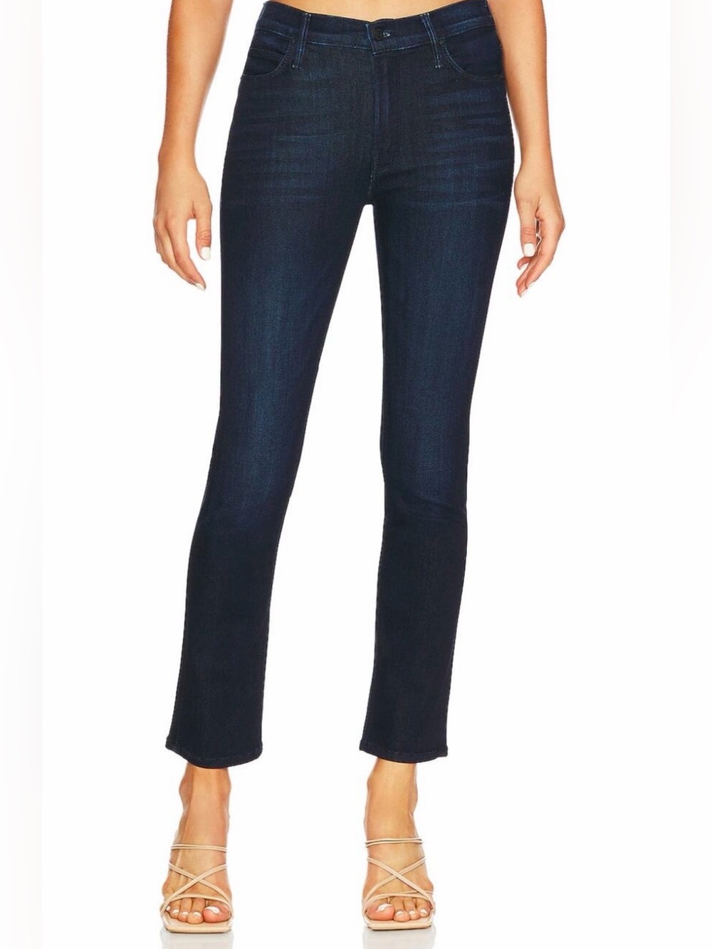 Mother Denim Mid Rise Dazzler Ankle Jean